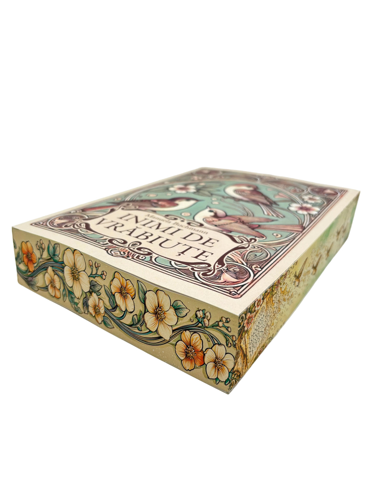 Inimi de vrăbiuțe - printed edges - Manuela Buchmann