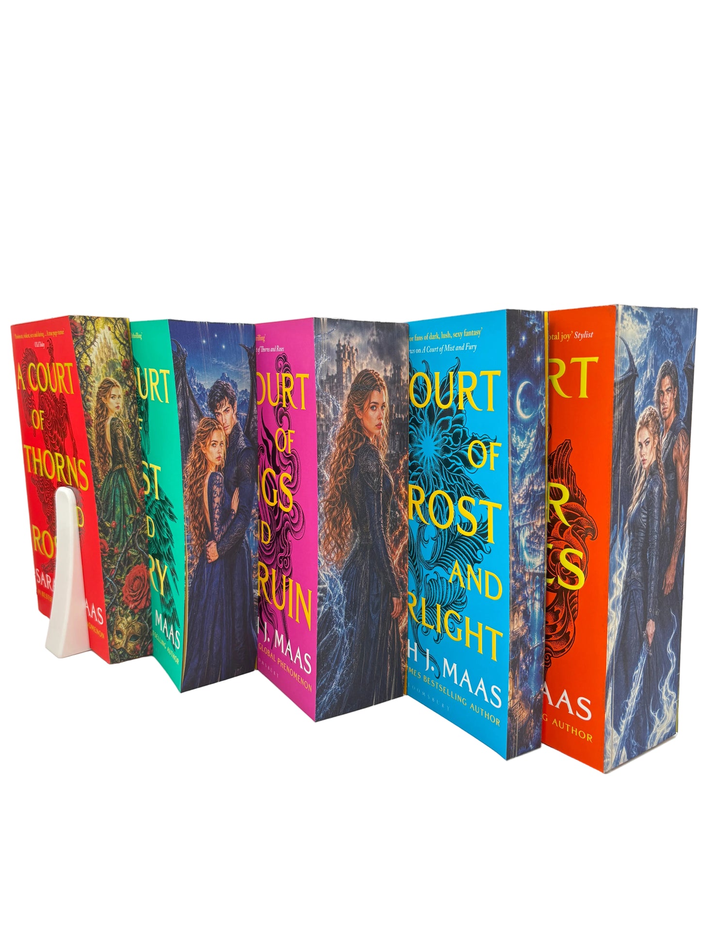 ACOTAR set with printed edges - Sarah J. Maas