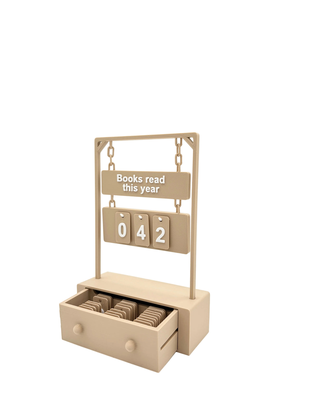 Câte cărți ai citit anul acesta? – Obiect Bookish 3D