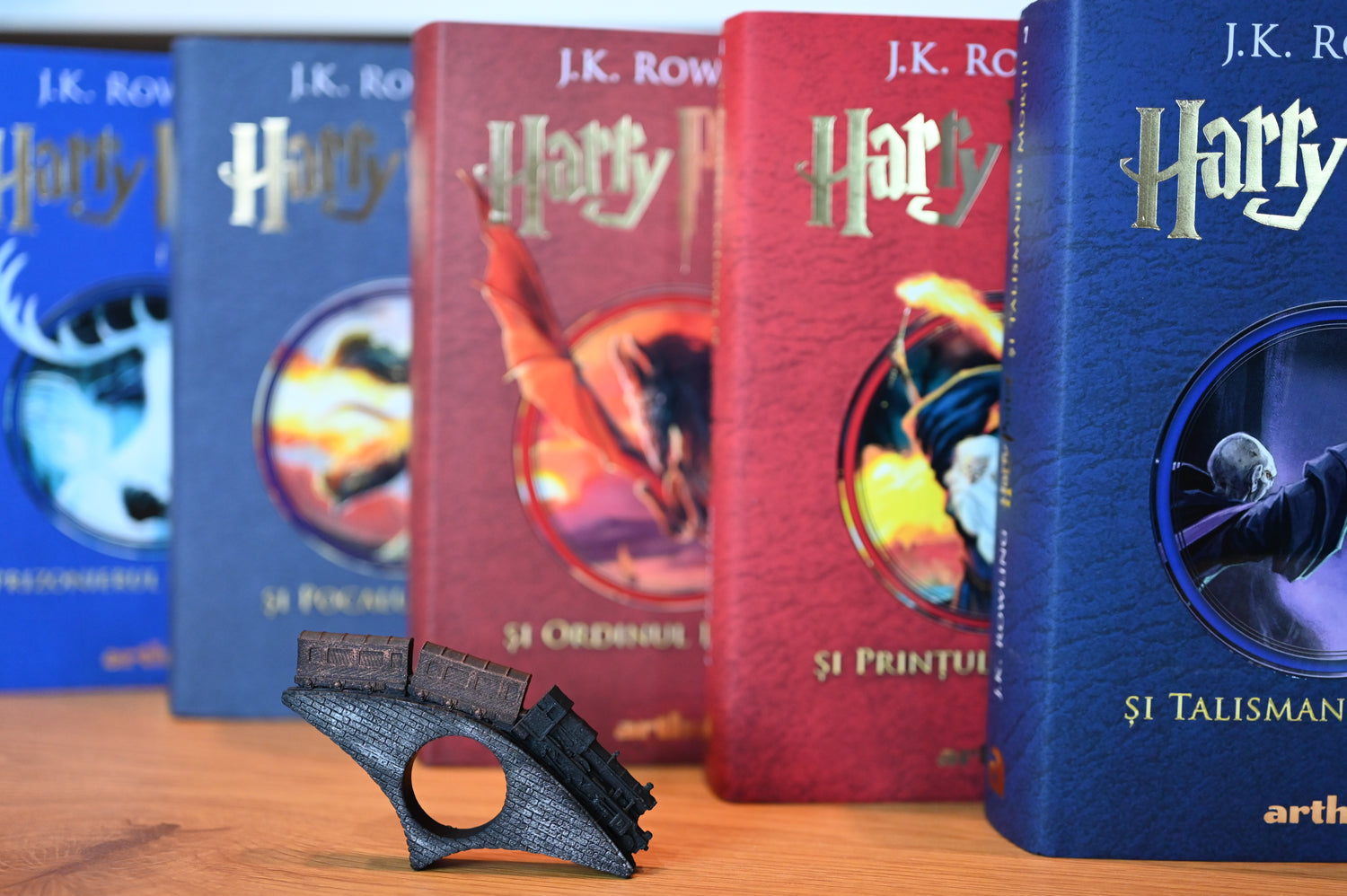 Accesorii bibliotecă 3D inspirate din "Harry Potter"