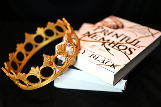 Coroană 3D inspirată din "Prințul nemilos" - accesoriu fantasy pentru bibliotecă