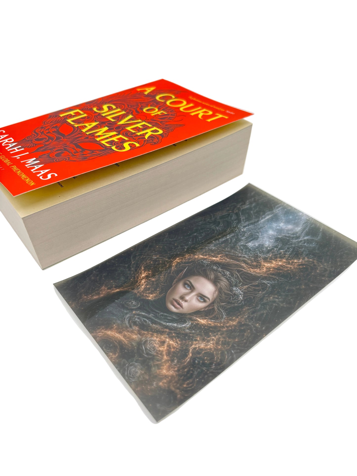 Overlay "A Court of Silver Flames" – Nesta - ilustrație detașabilă