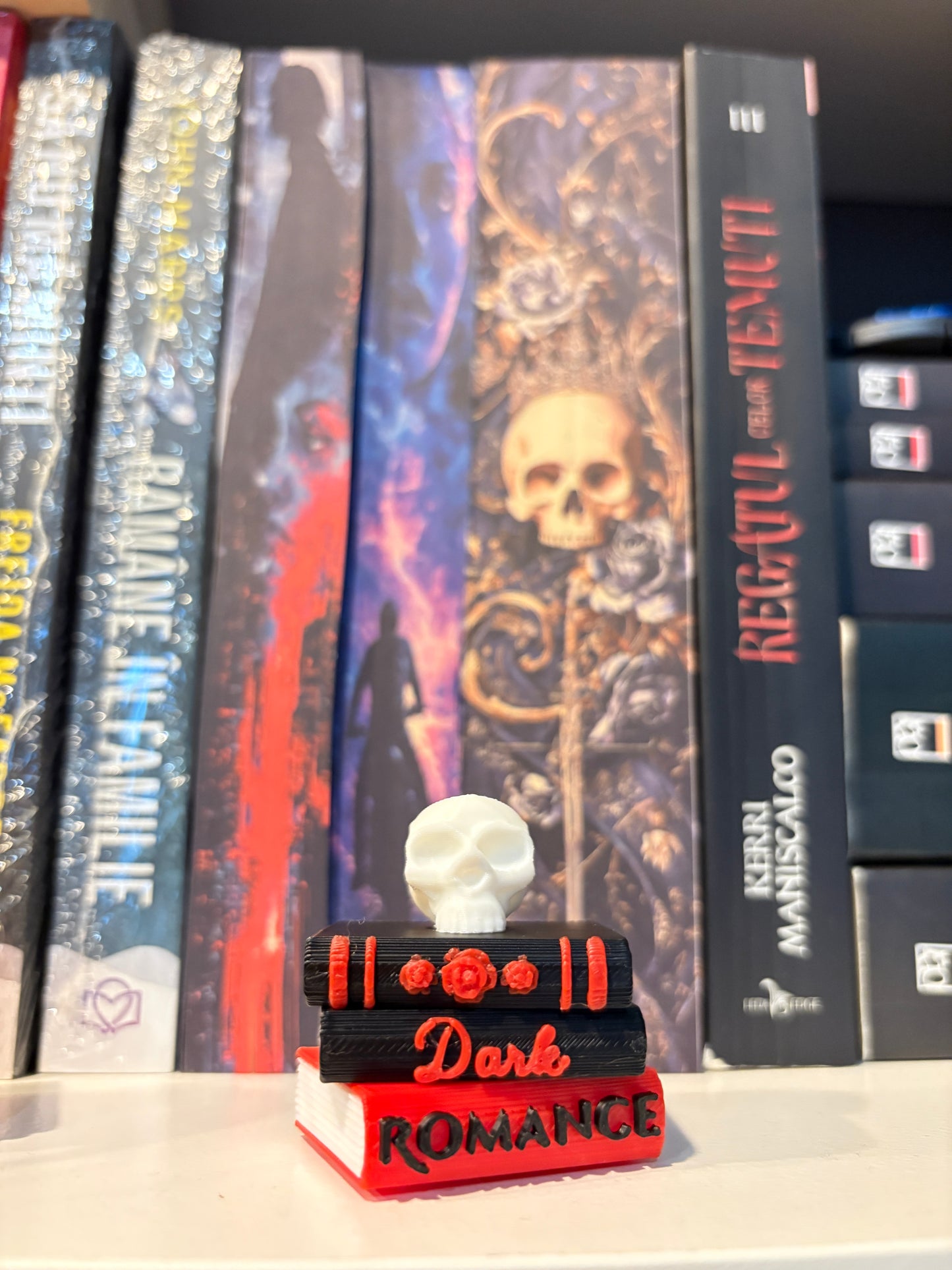 Bookish ornament inspired by the Lights Out series