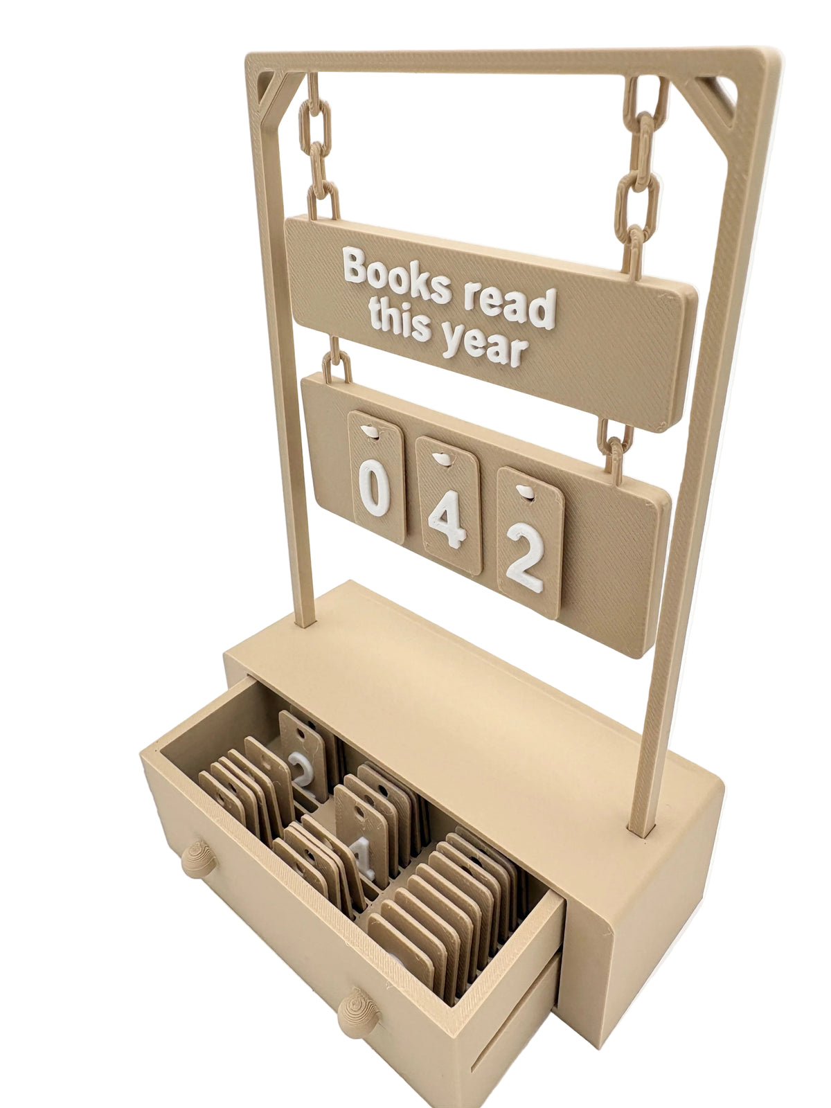 Câte cărți ai citit anul acesta? – Obiect Bookish 3D