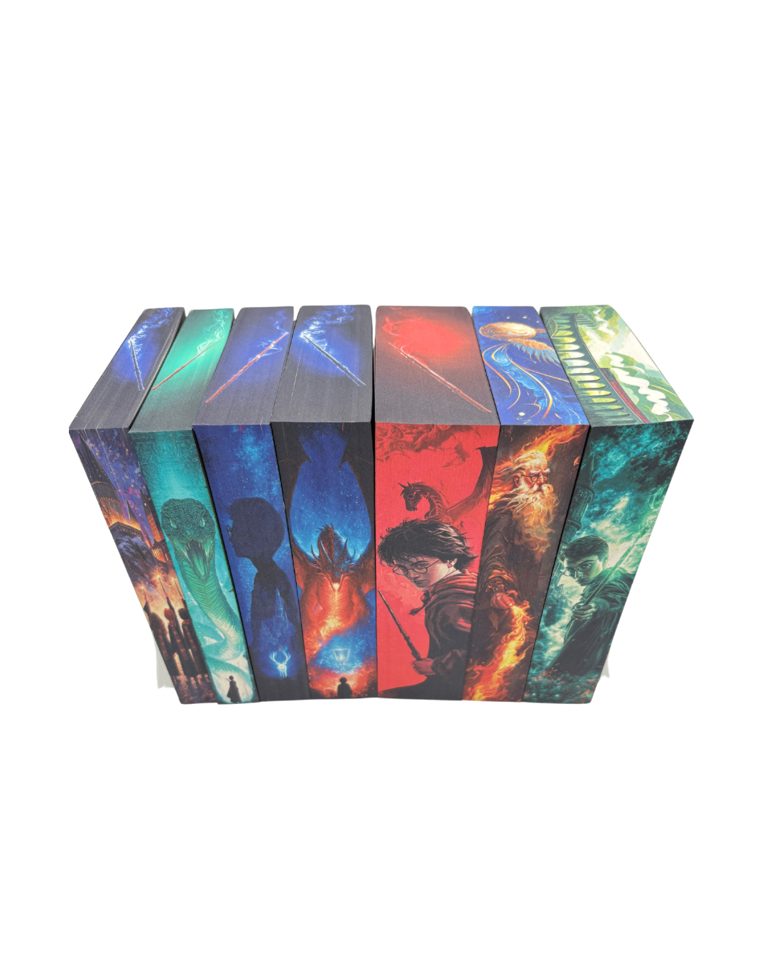 Box set Harry Potter - printed edges - paperback, limba engleză