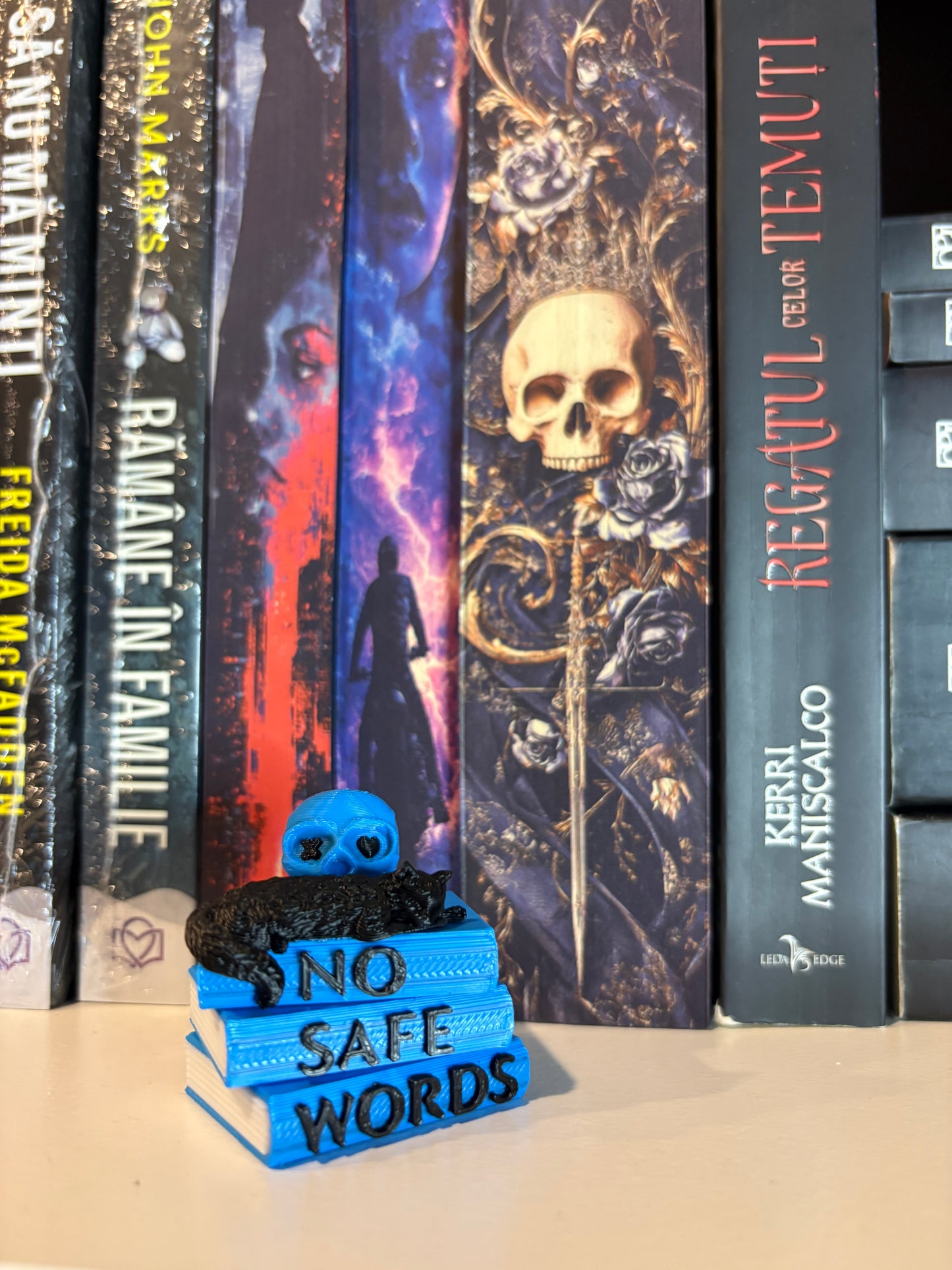 Bookish ornament inspired by the Lights Out series