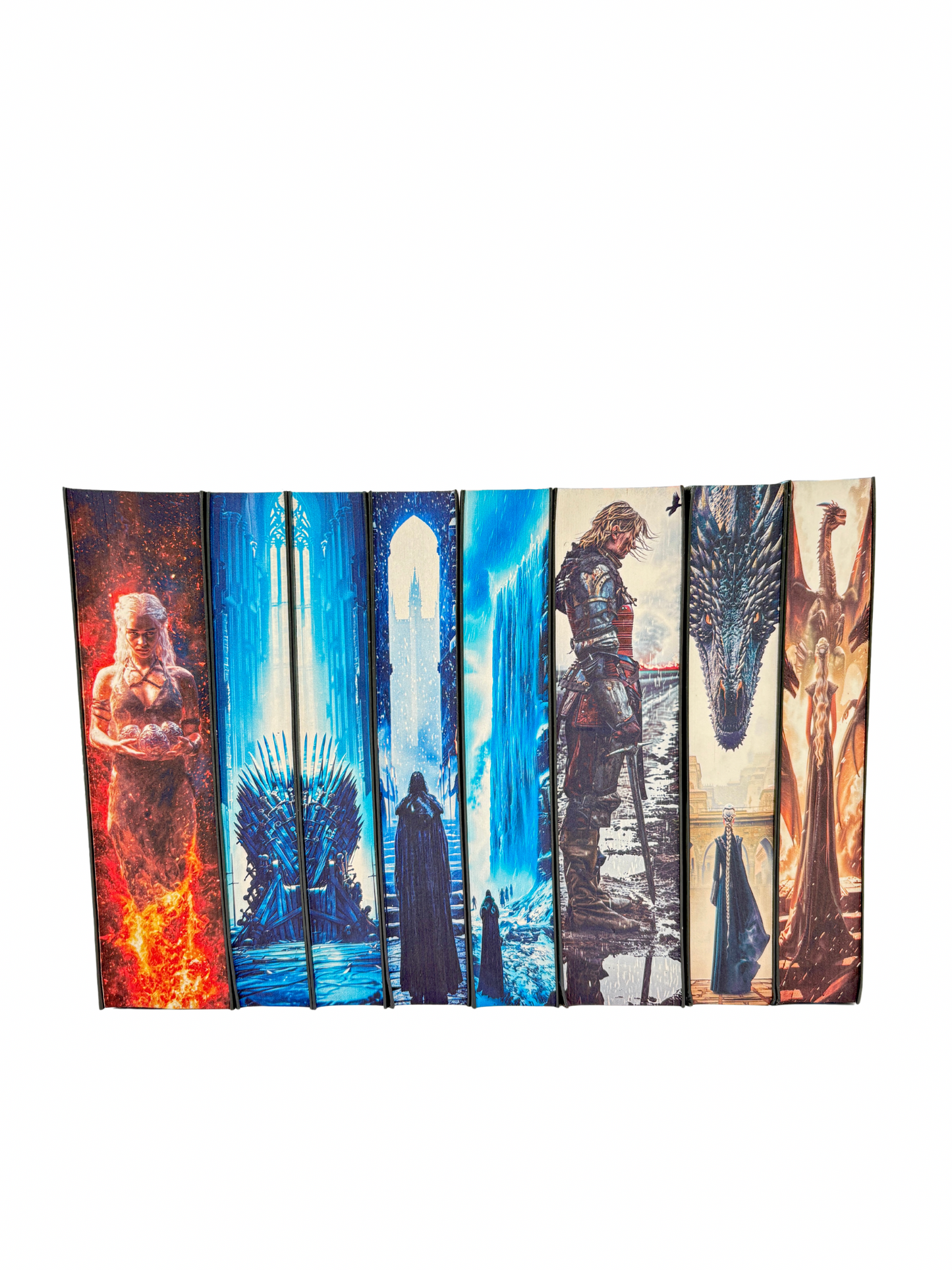 Pachet Urzeala Tronurilor - printed edges (vol. I-V)