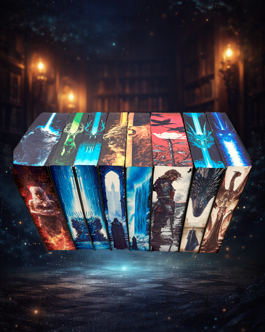 Pachet Urzeala Tronurilor - printed edges (vol. I-V)