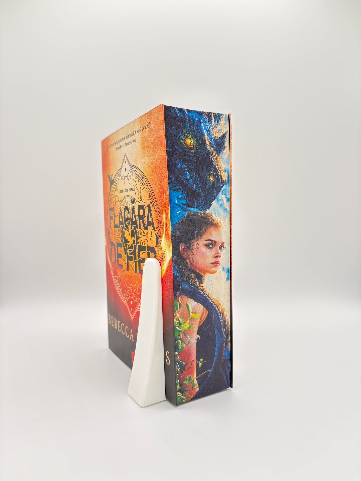 Flacăra de fier cu printed edges - Rebecca Yarros