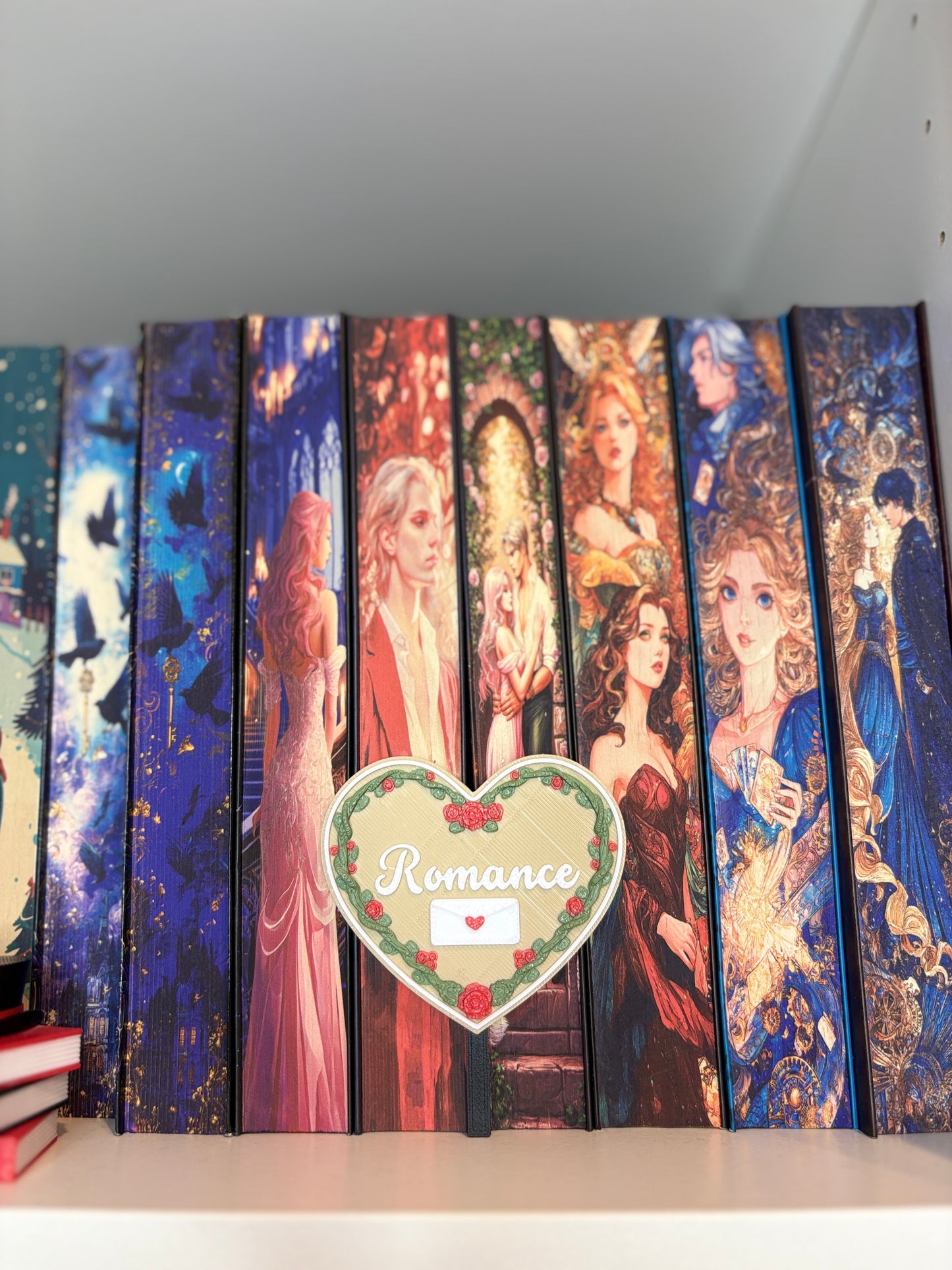 Romance - Plăcuță decorativă pentru bibliotecă