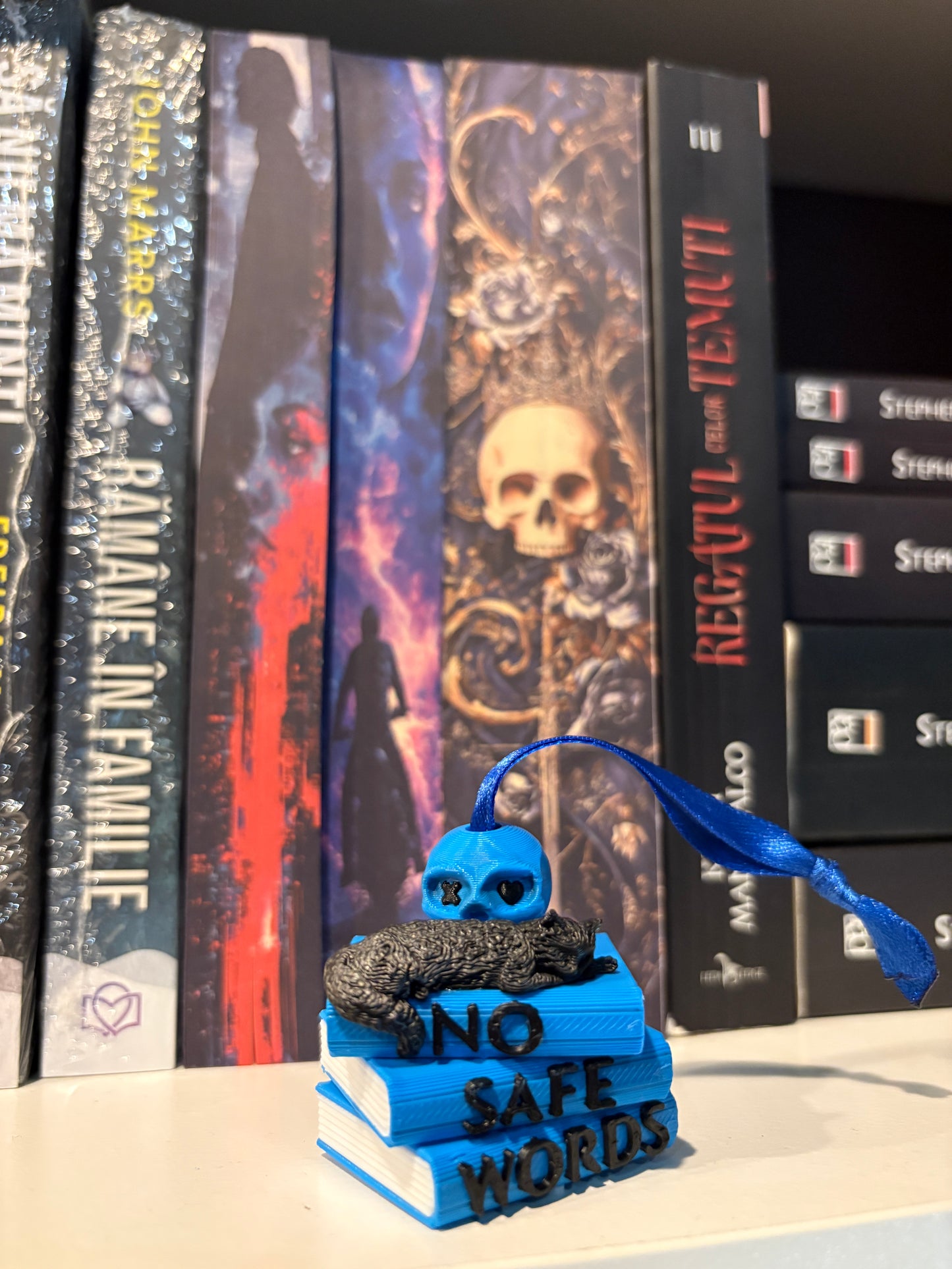 Bookish ornament inspired by the Lights Out series