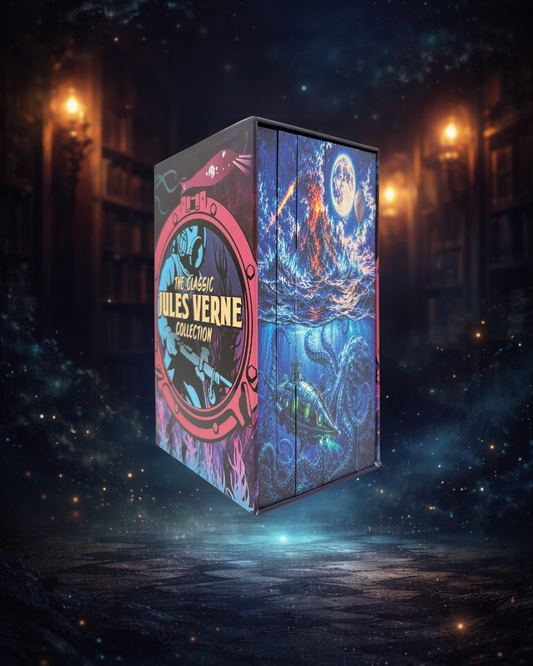 Box set Jules Verne - printed edges - 5 volume