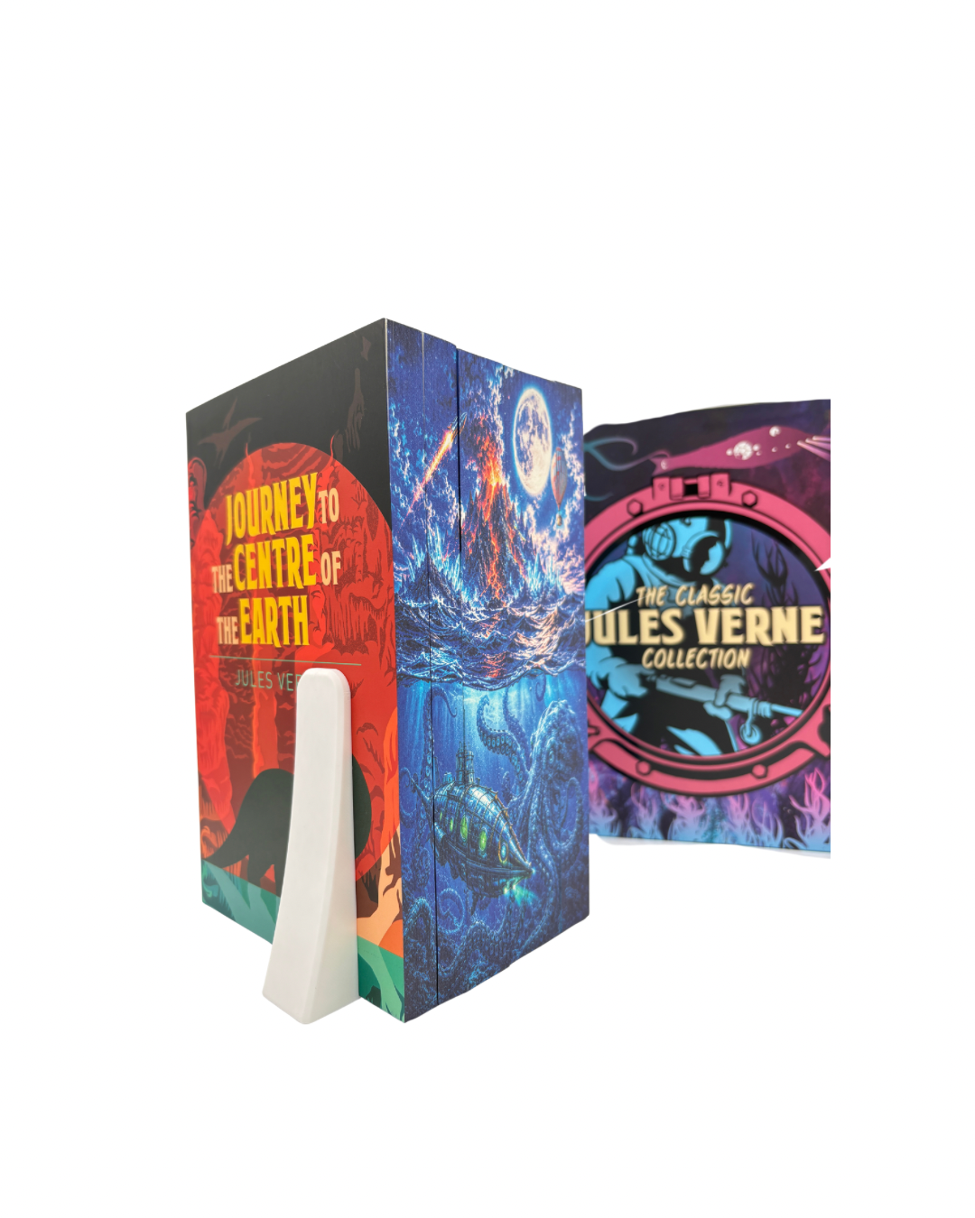 Box set Jules Verne - printed edges - 5 volume