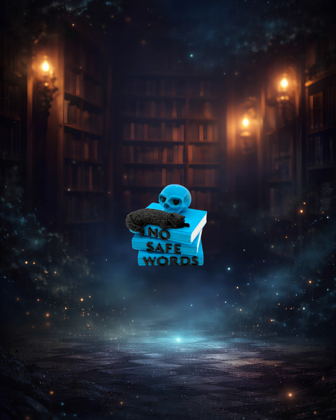 Bookish ornament inspired by the Lights Out series