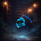 Bookish ornament inspired by the Lights Out series