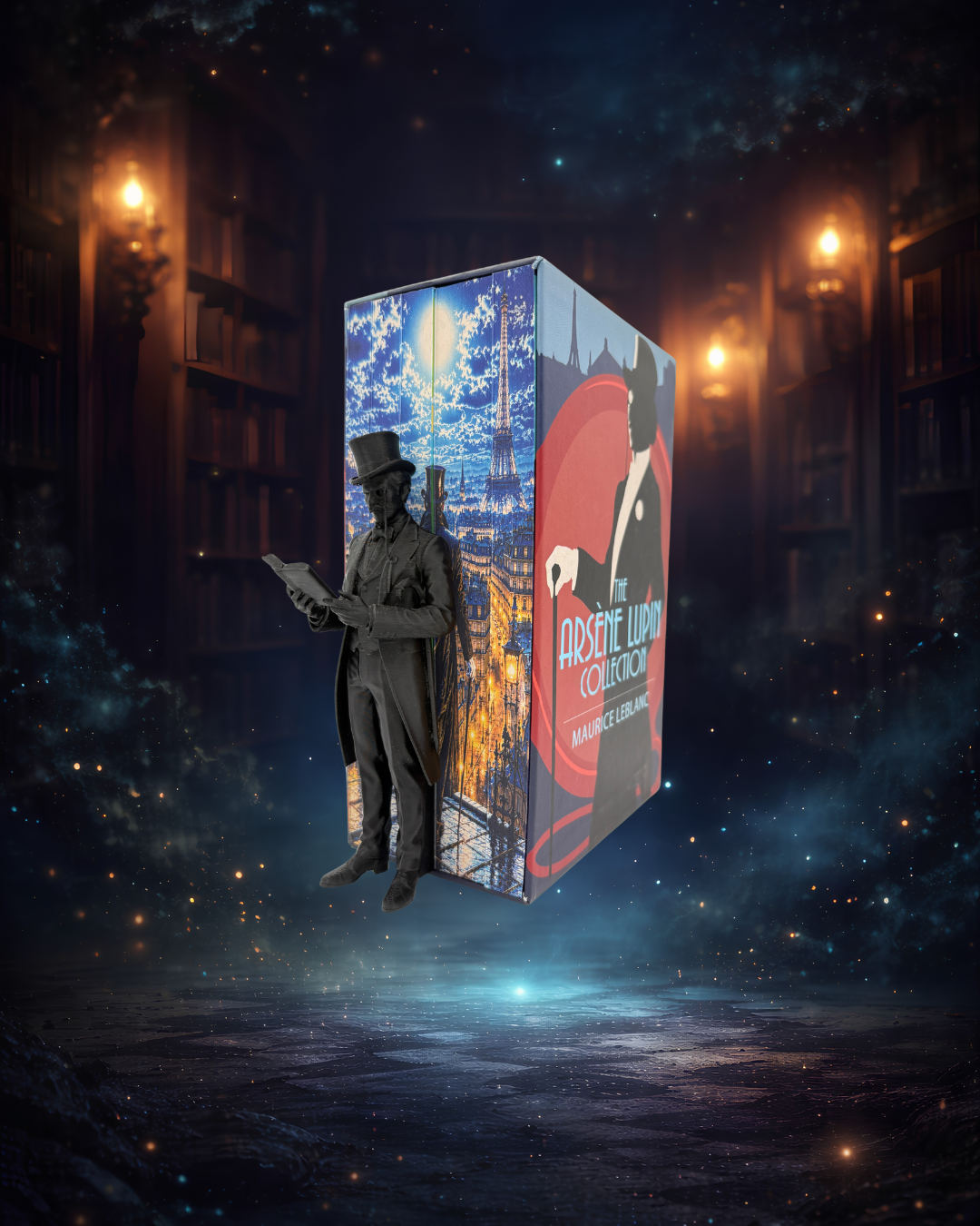 Arsene Lupin Figurine - 3D Bookshelf Decor