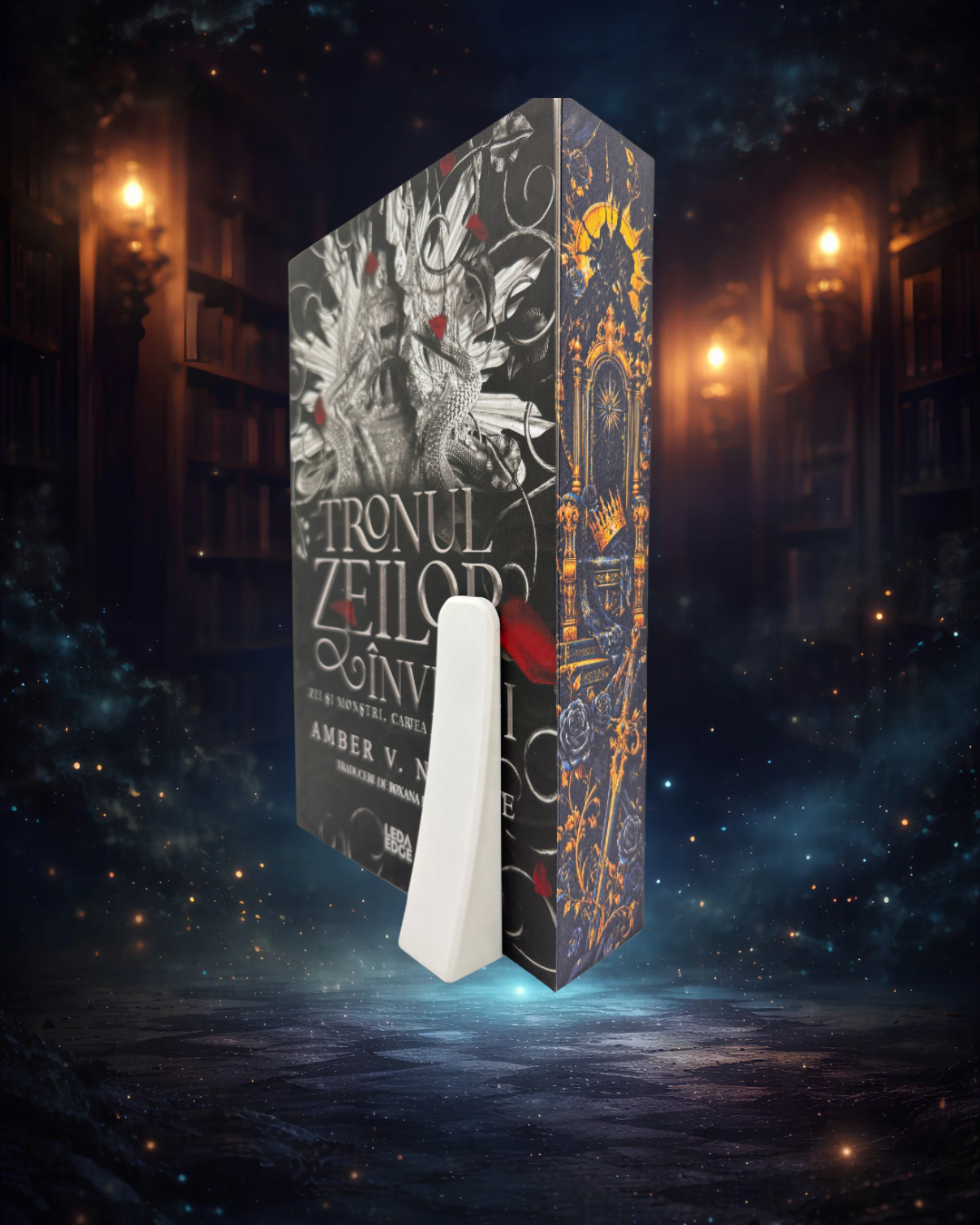 Design printed edges - Tronul zeilor învinși