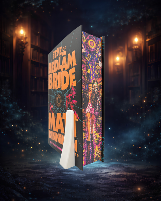 The Eye of the Bedlam Bride - printed edges - Matt Dinniman