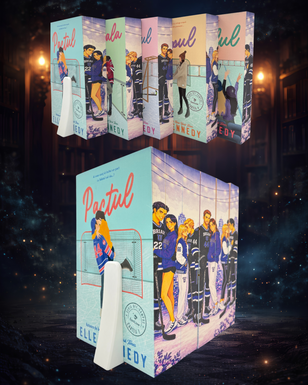 Off-Campus - pachet 5 volume - printed edges