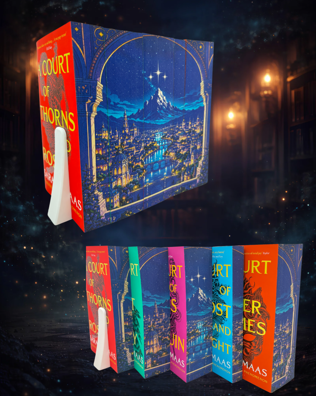 ACOTAR set with printed edges - Sarah J. Maas