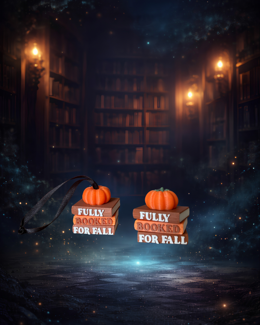 Ornament bookish - toamna - pumpkin