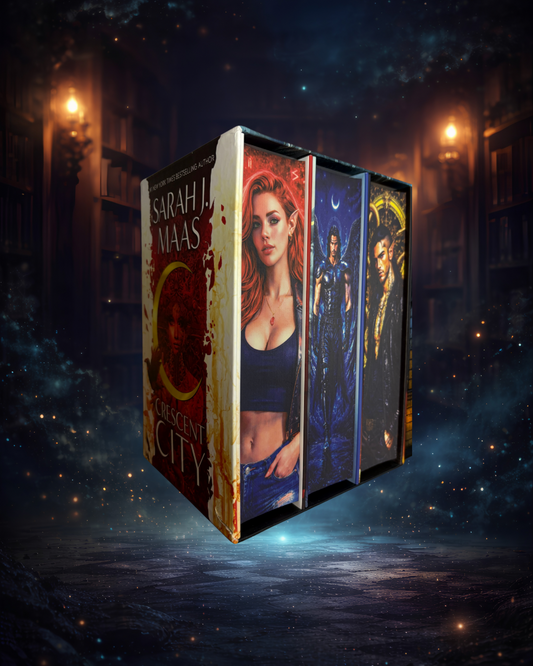 Crescent City Box Set - printed edges (hardcover, lb. engleză)