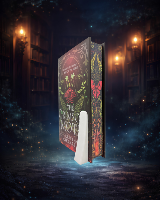 The Crimson Moth - printed edges - Kristen Ciccarelli