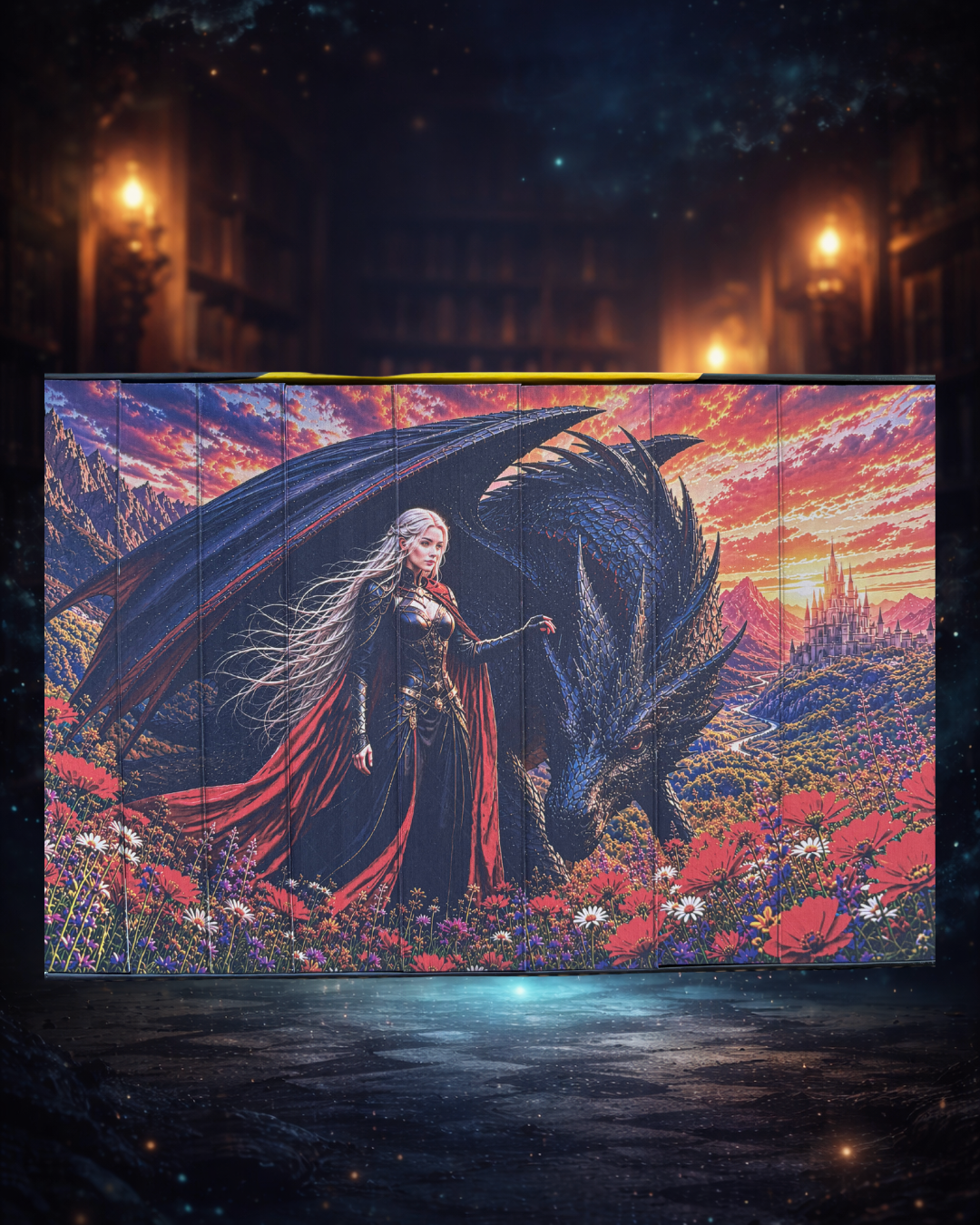 Box set Throne of Glass cu printed edges - limba engleză - design 2