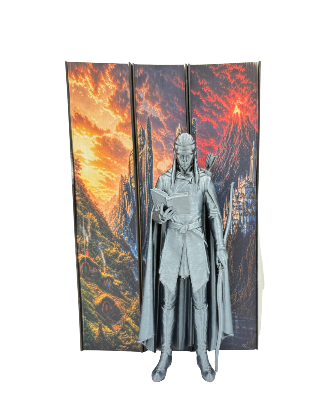 Figurina Legolas Reader – Decor 3D pentru raftul cu cărți