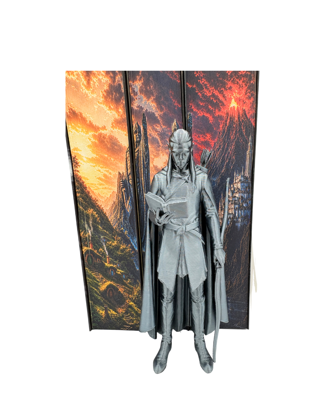 Figurina Legolas Reader – Decor 3D pentru raftul cu cărți