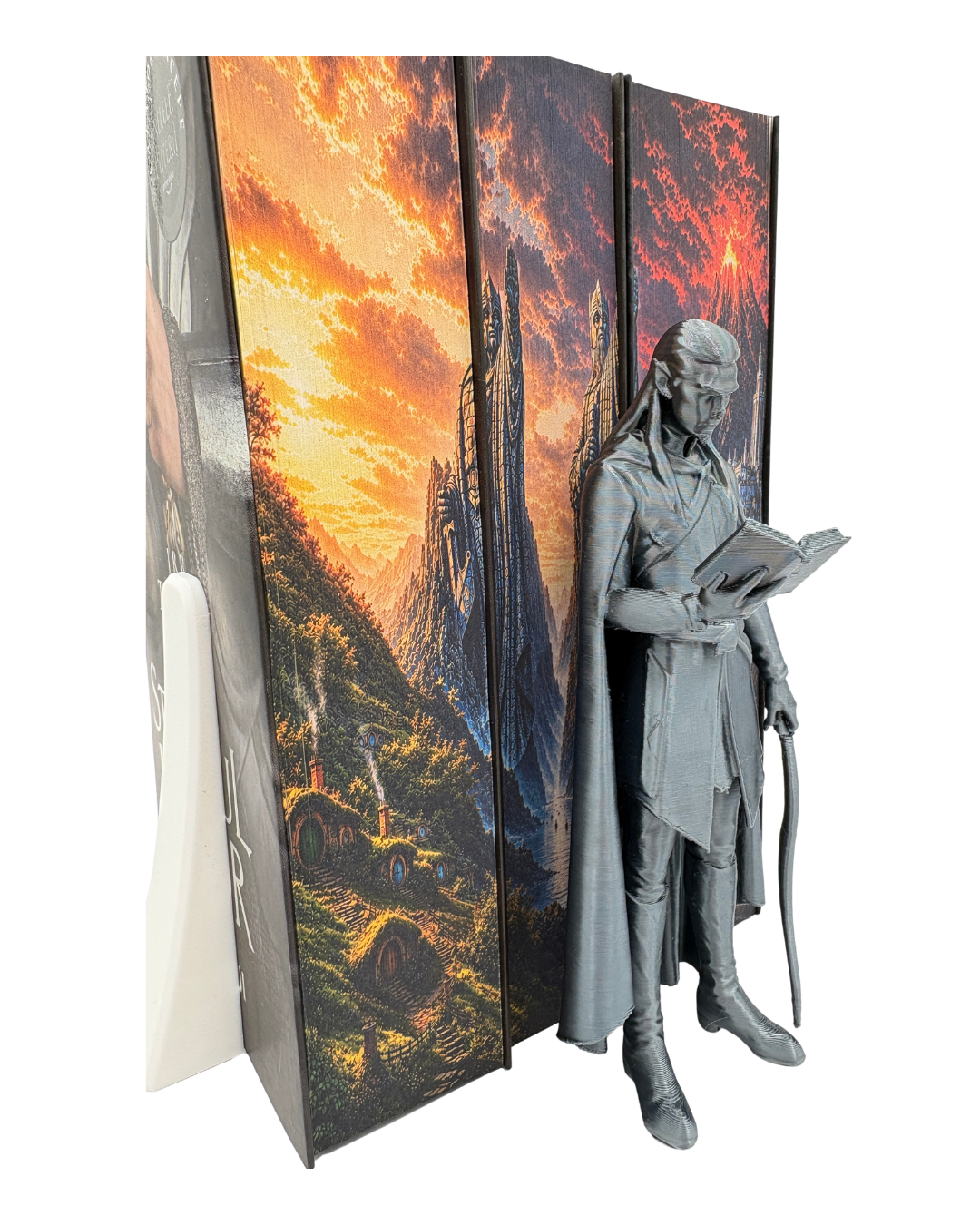 Figurina Legolas Reader – Decor 3D pentru raftul cu cărți