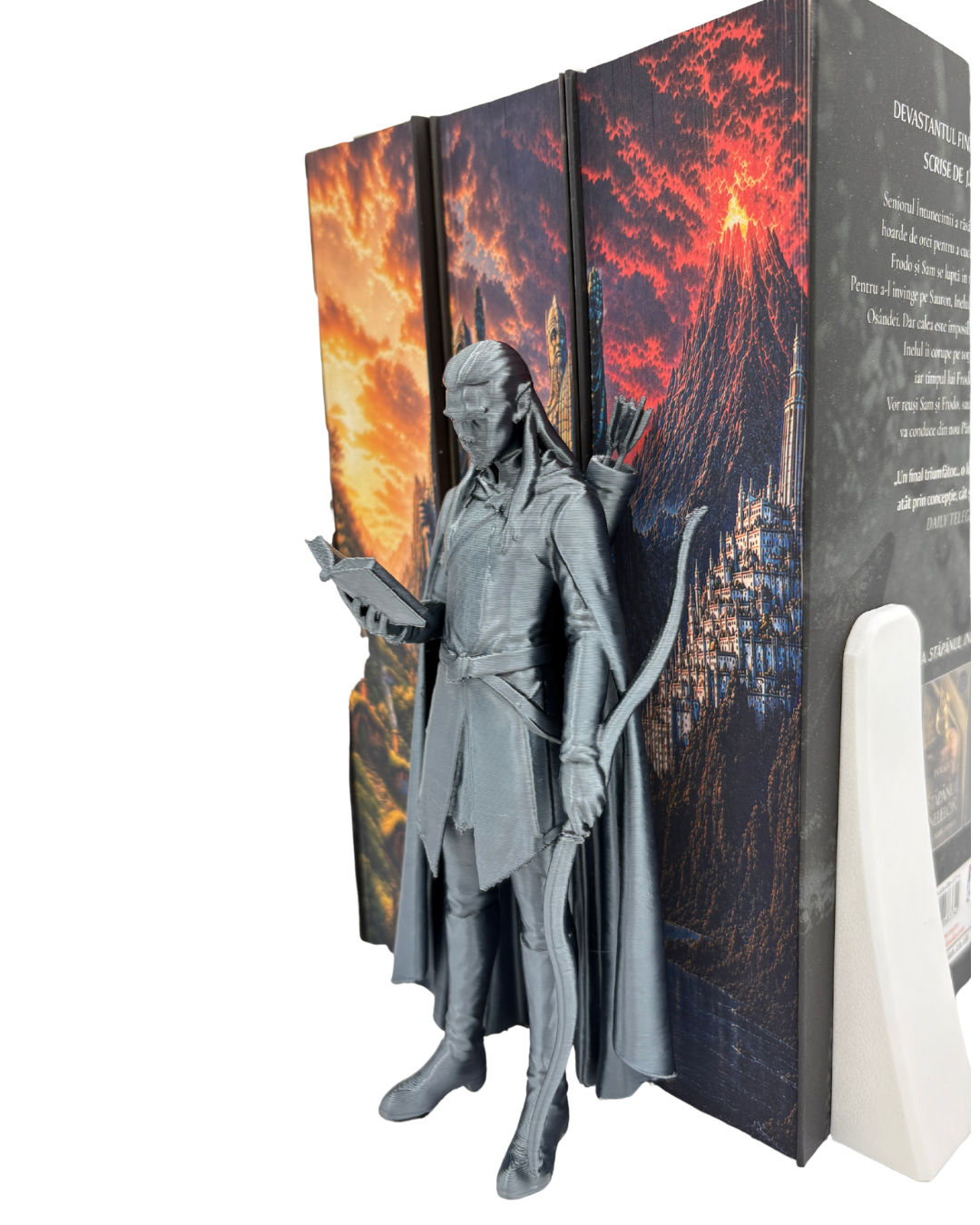 Figurina Legolas Reader – Decor 3D pentru raftul cu cărți