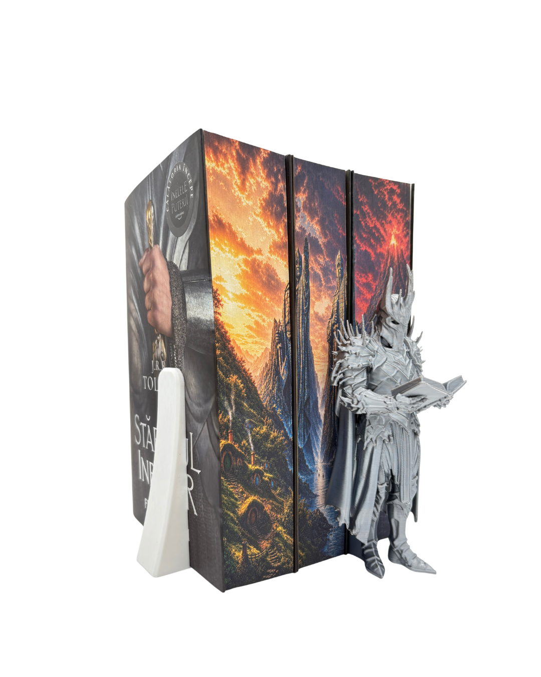 Figurină Sauron Reader – Decor 3D pentru raftul cu cărți
