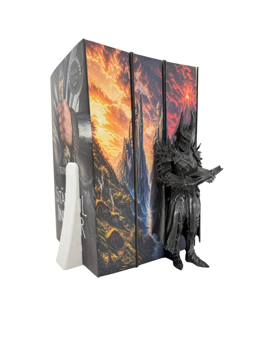 Figurină Sauron Reader – Decor 3D pentru raftul cu cărți