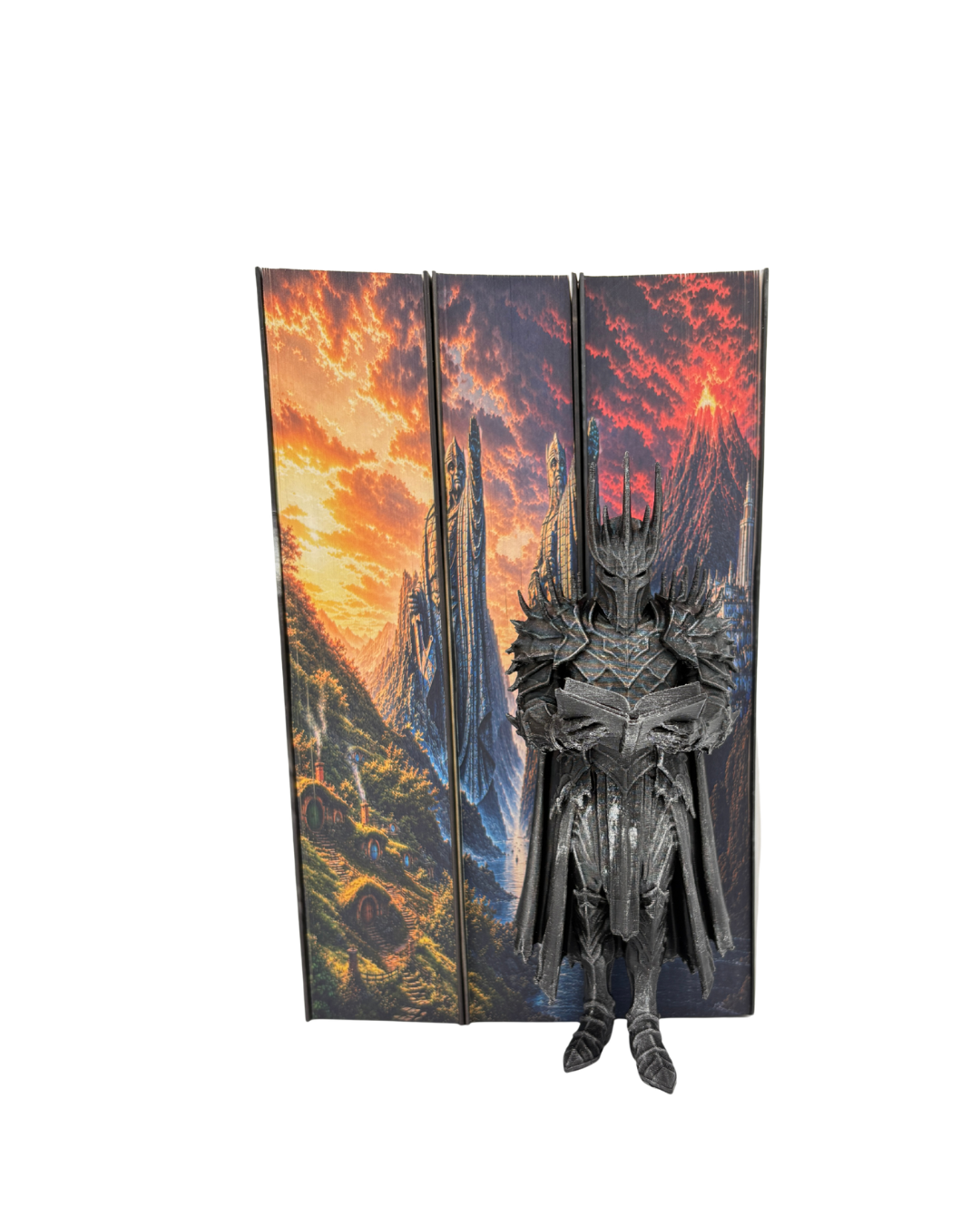 Figurină Sauron Reader – Decor 3D pentru raftul cu cărți