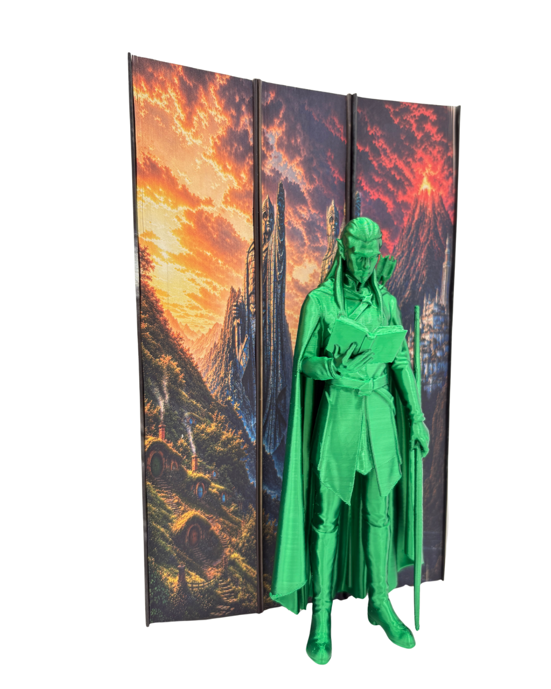 Figurina Legolas Reader – Decor 3D pentru raftul cu cărți