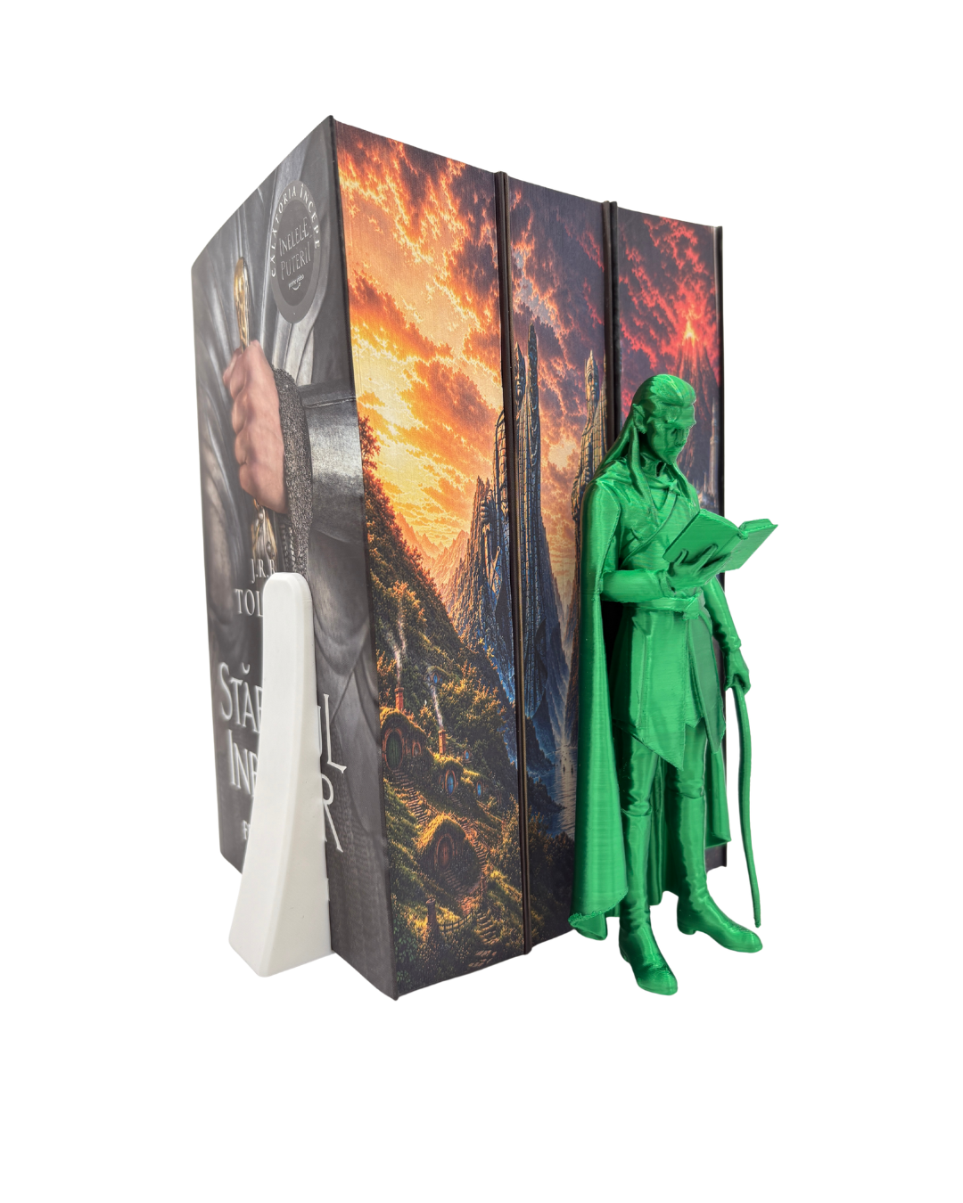 Figurina Legolas Reader – Decor 3D pentru raftul cu cărți