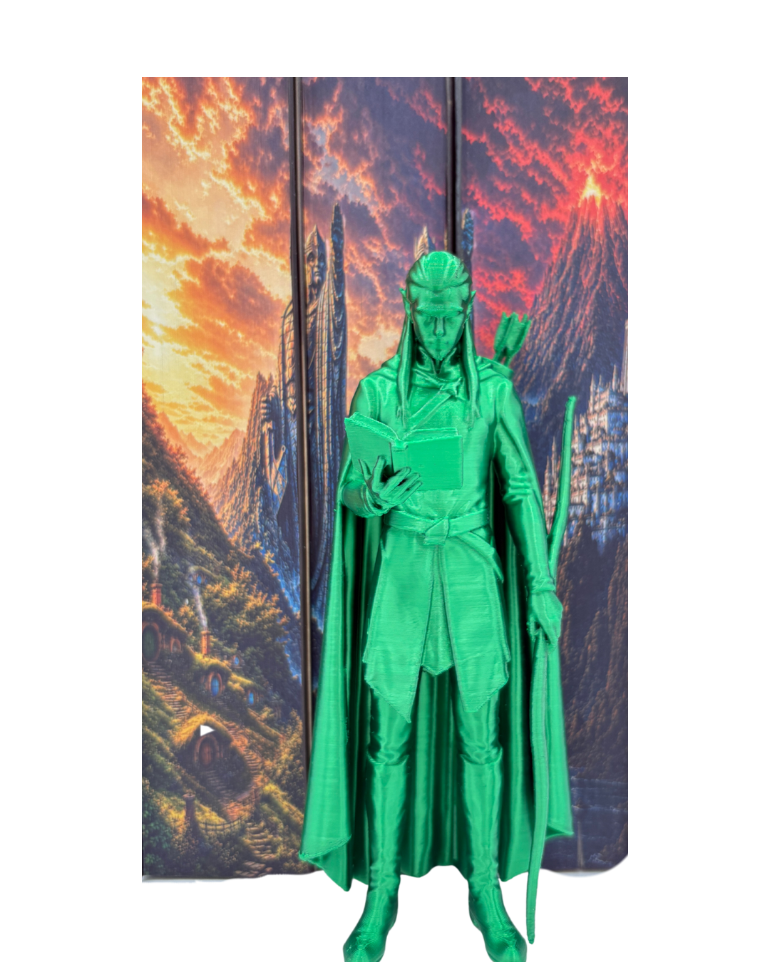 Figurina Legolas Reader – Decor 3D pentru raftul cu cărți