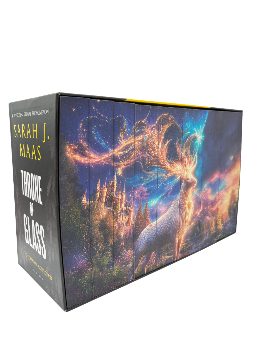 Box set Throne of Glass cu printed edges