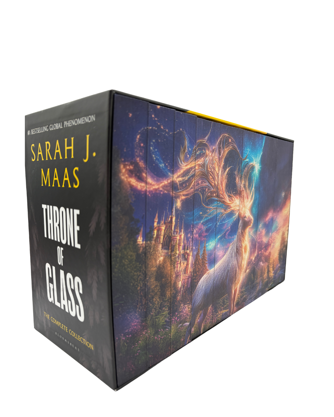 Box set Throne of Glass cu printed edges - limba engleză - design 1