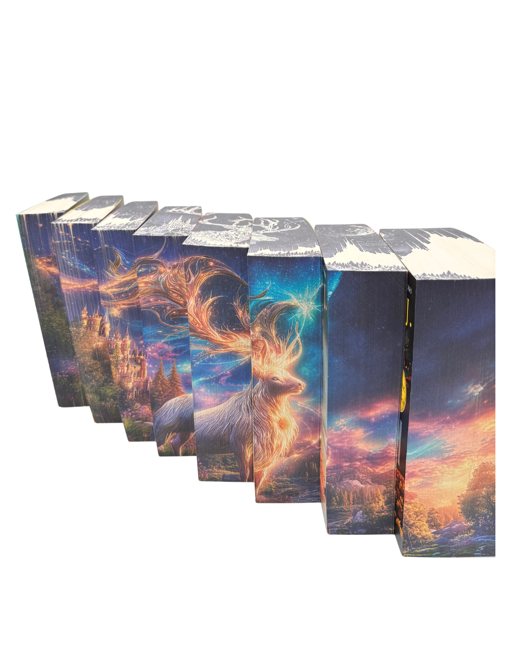 Box set Throne of Glass cu printed edges - limba engleză - design 1