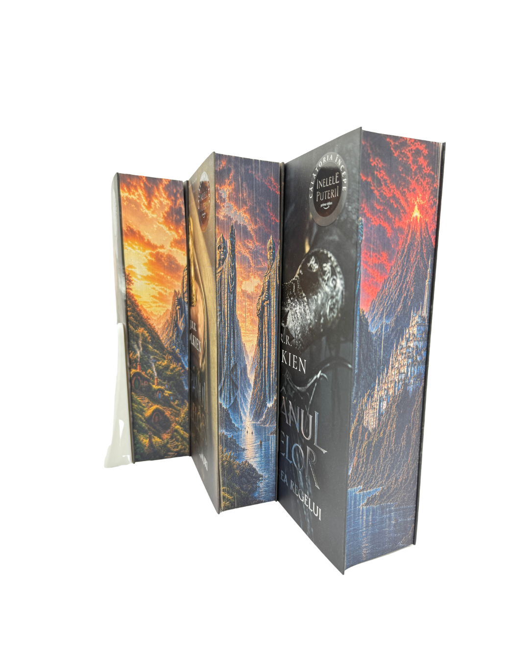 Trilogia Stăpânul inelelor - printed edges