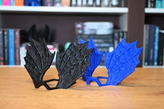 Suport de cărți - Aripile dragonului negre si albastre suport de carti
