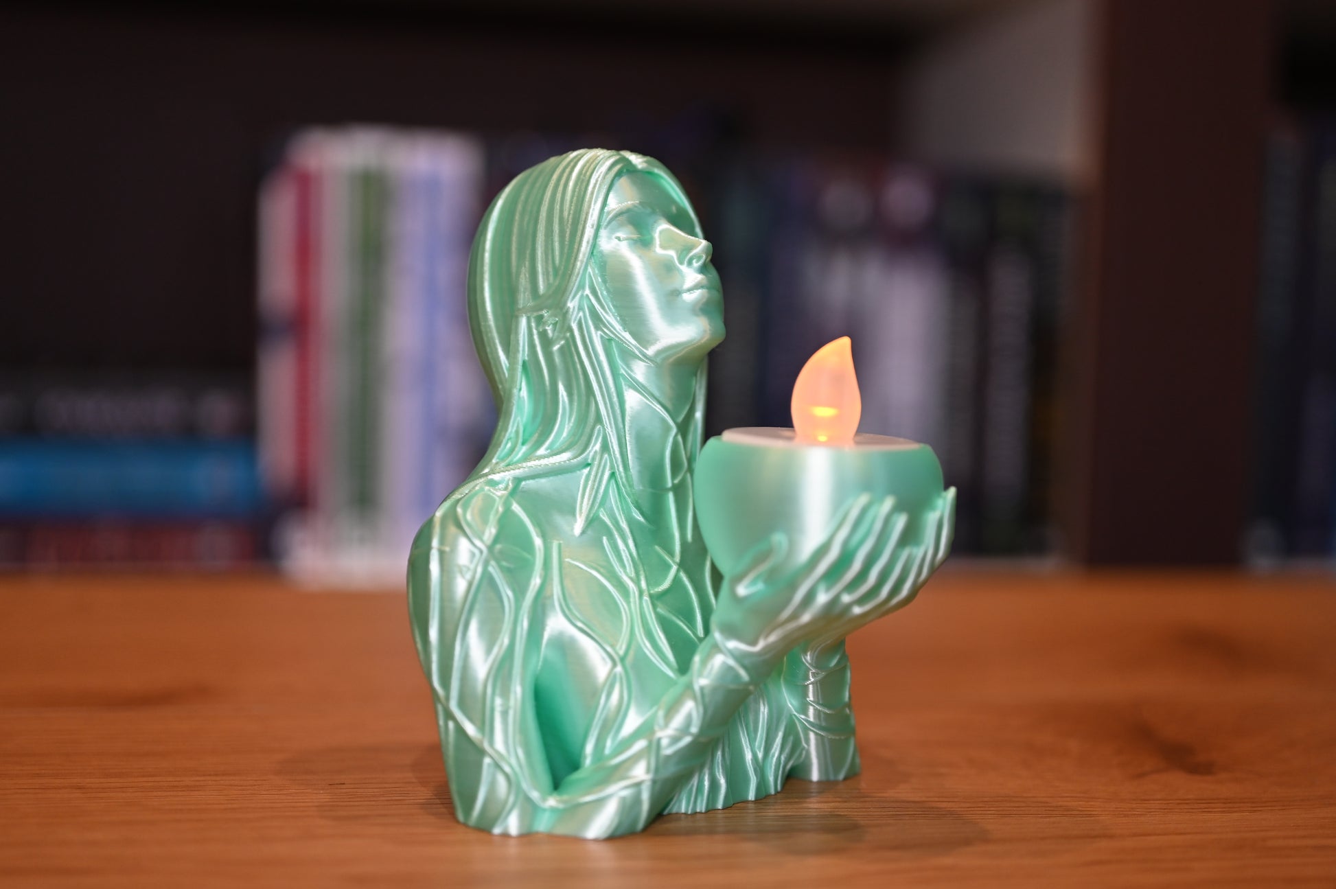 Statuetă fantasy 3D suport decorativ bookish inspirat din romane fantasy 