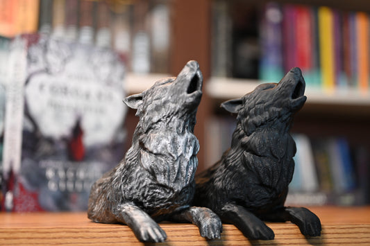 Statuetă fantasy pentru bibliotecă, folosite ca decoratiune fantasy in biblioteca