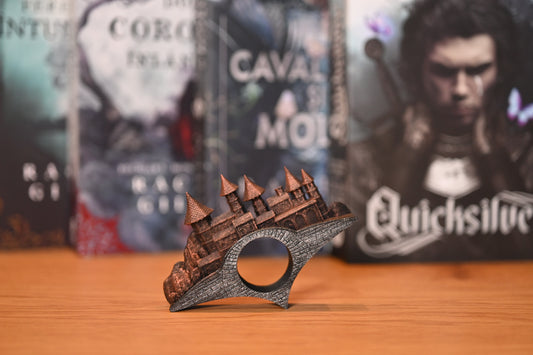 Accesoriu de lectură fantasy  page holder castel care ajuta la mentinerea cartii deschise atunci cand citesti