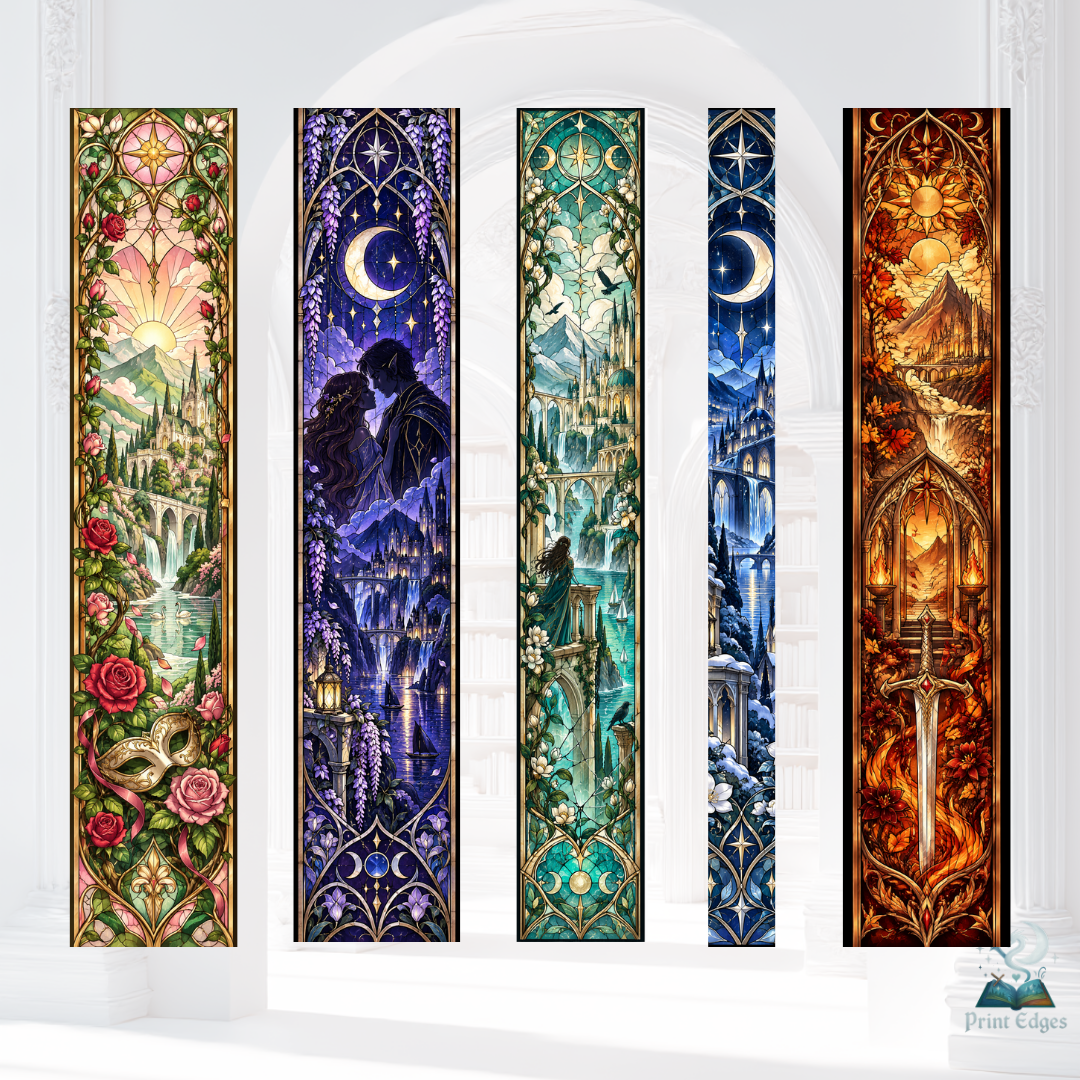 Design printed edges - ACOTAR set - model 5
